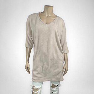 EVERLY Lightweight 3/4‎ Sleeve Sweater Tunic M